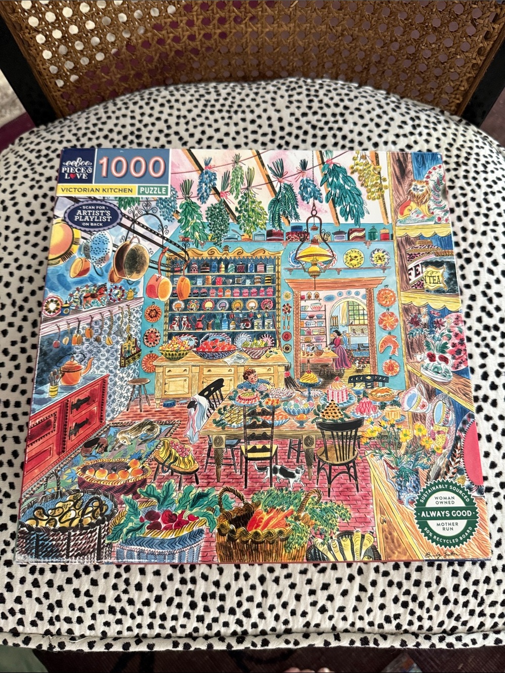 Victorian Kitchen 1000-piece jigsaw puzzle eeBoo